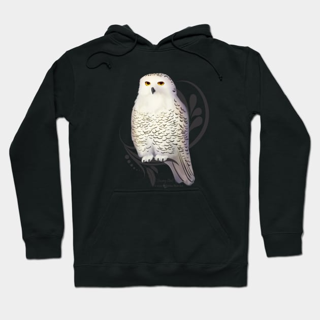 Snowy Owl Hoodie by Sylvanmistart